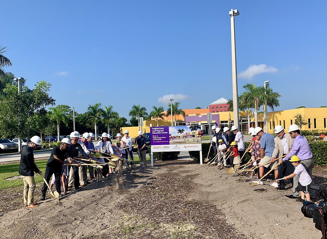 The Heights Foundation held a groundbreaking ceremony Sept. 18 for a new early learning center in the Harlem Heights neighborhood. Contributed photo