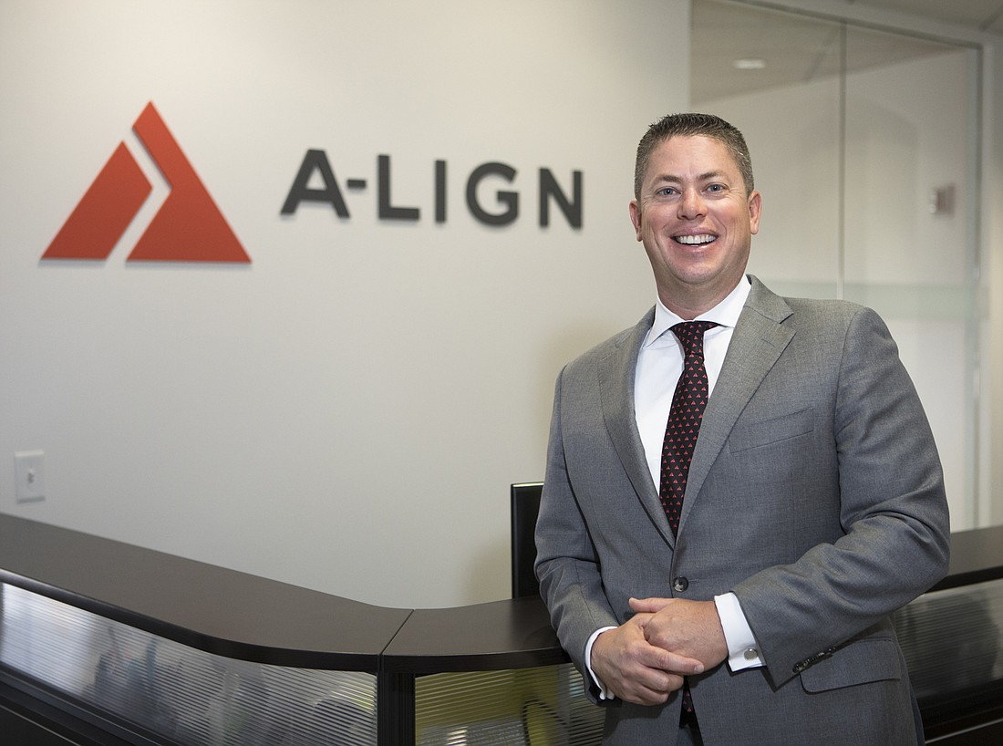 File. A-LIGN CEO Scott Price has presided over incredible growth at the Tampa-based cybersecurity and compliance firm.