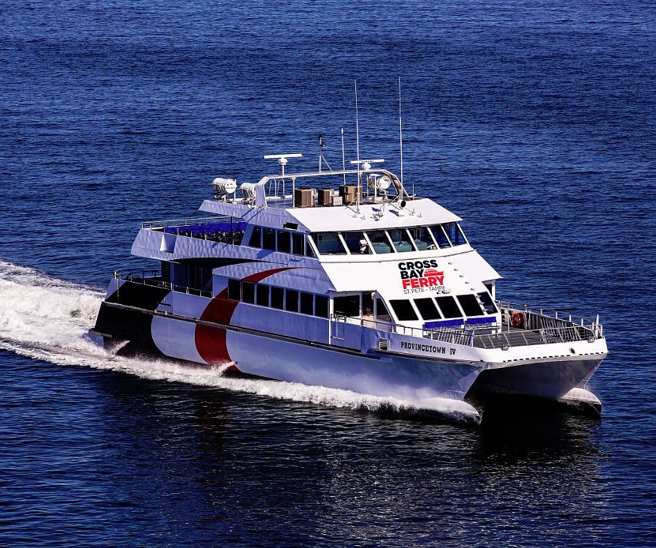 The Cross-Bay Ferry service has returned to Tampa and St. Petersburg for a third season. Courtesy photo.