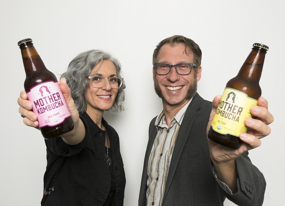 Mark Wemple. Co-founders Tonya Donati and Joshua Rumschlag have made Mother Kombucha a category leader in Florida in just a few years.