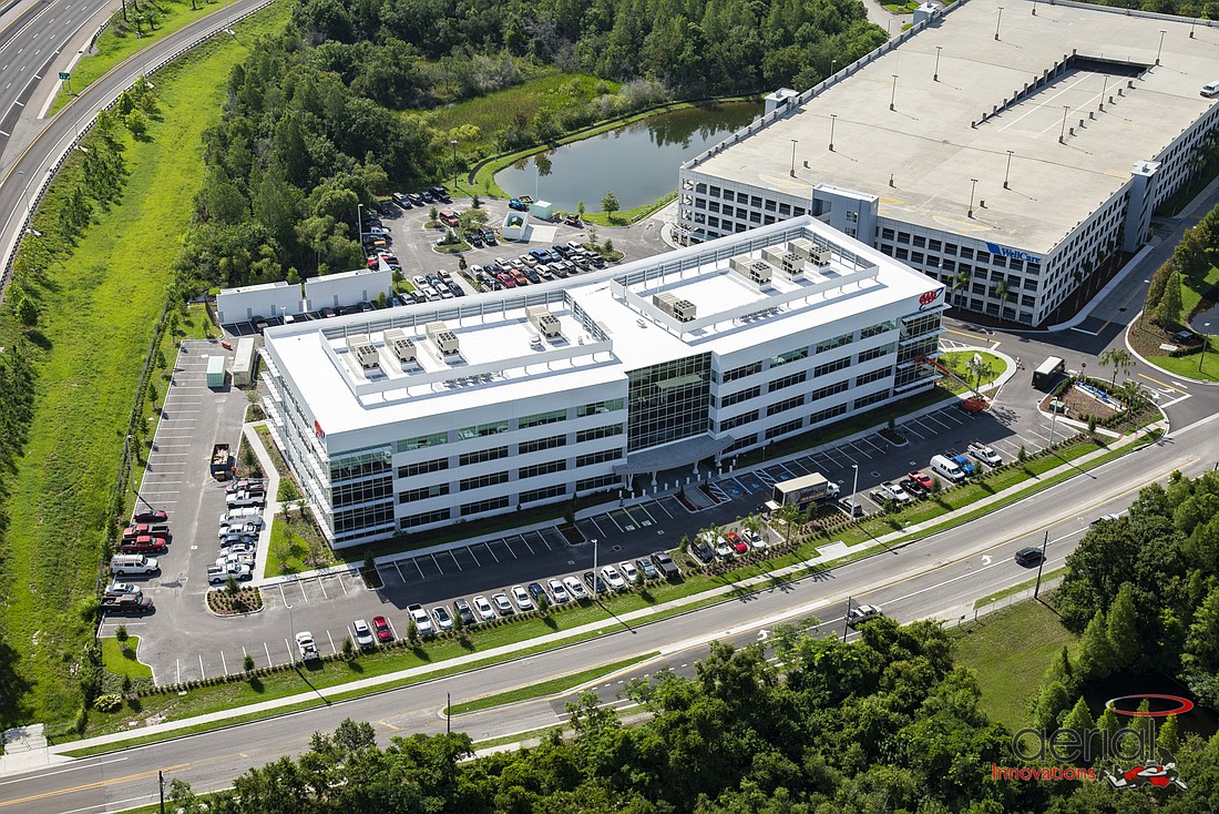 COURTESY PHOTO â€” Vision Properties began Renaissance VI, a 150,000-square-foot office building, on a speculative basis in 2017. It was fully leased before construction was completed, indicating the strength of the Tampa market.