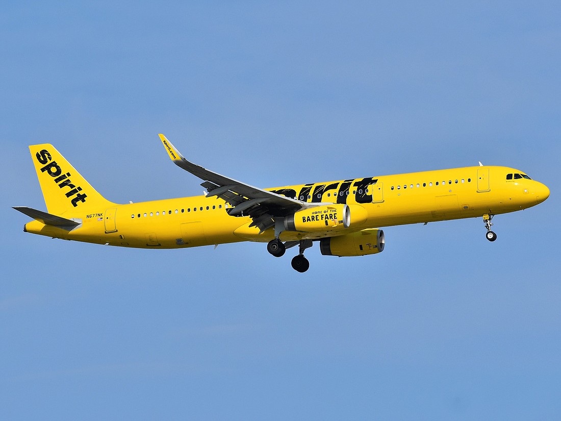 Spirit Airlines has added new nonstop service to New York, Newark, Indianapolis and Nashville. Photo courtesy of Wikimedia Commons/Adam Moreira.