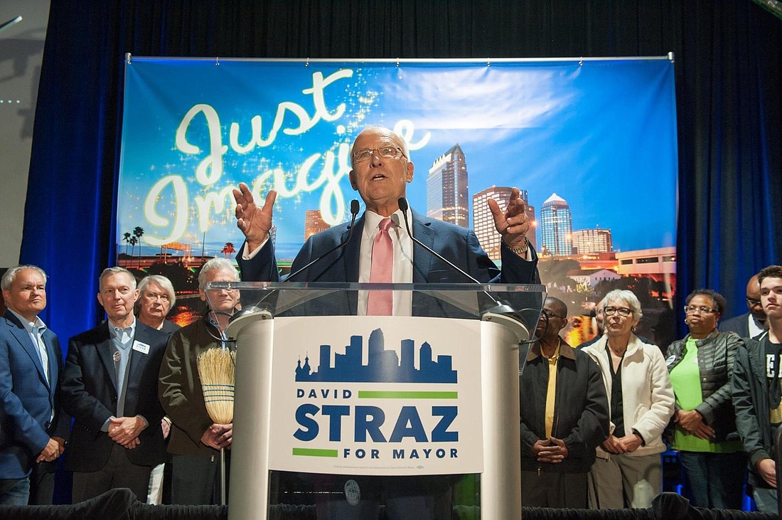 Courtesy. David Straz ran from Tampa mayor earlier this year.