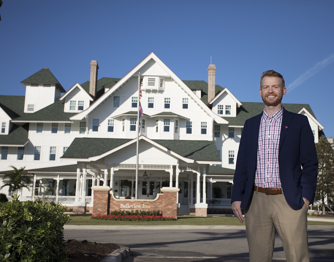 Mark Wemple. Ted Palmer was promoted to manager of the Belleview Inn in November.
