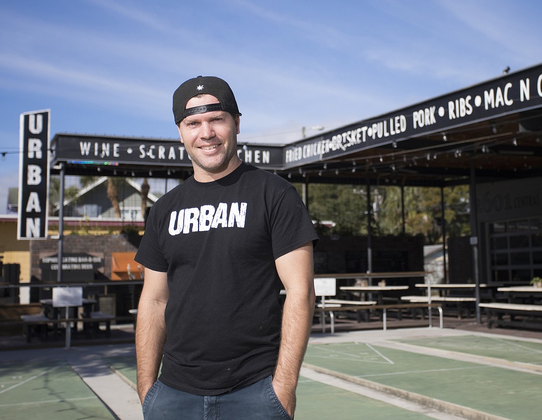 Mark Wemple. Andy Salyards, a mechanical engineer by training, launched his restaurant career in June 2013 with Urban Brew & BBQ in St. Petersburg&#39;s Grand Central district.