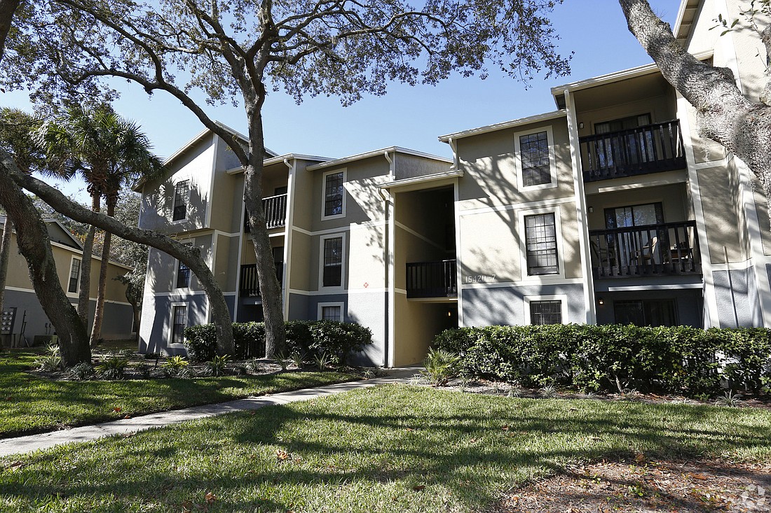Courtesy CoStar. Livingston Apartments in Lutz recently sold for $58.5 million. It&#39;s a three-star, 448-unit complex.