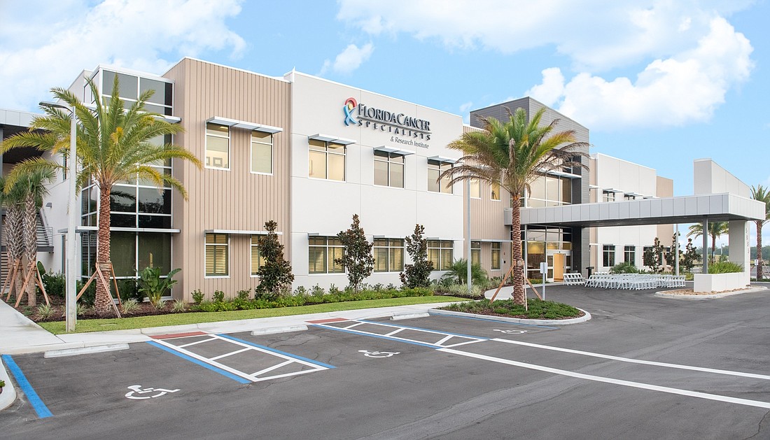 Courtesy. Florida Cancer Specialists & Research Institute has opened a new $16 million Lakewood Ranch Cancer Center.