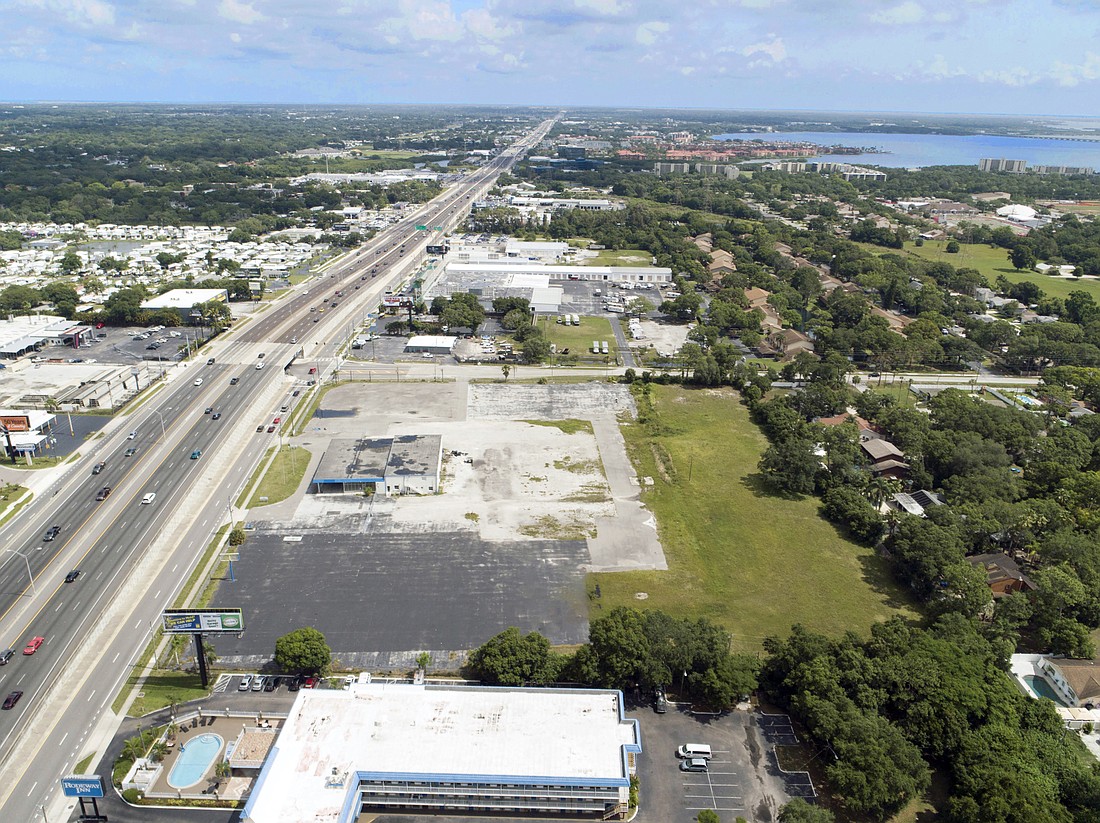 COURTESY PHOTO â€” Lantower Residential won a bidding competition for this 8.4-acre tract on U.S. 19 in Largo, a busy Pinellas County roadway. It is expected the Dallas company will develop the site as apartments.
