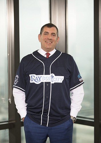 Mark Wemple. Tampa attorney Ron Christaldi, decked out in his "Raybor City" jersey, believes a deal to move the Tampa Bay Rays to Ybor City will be revived in 2020.