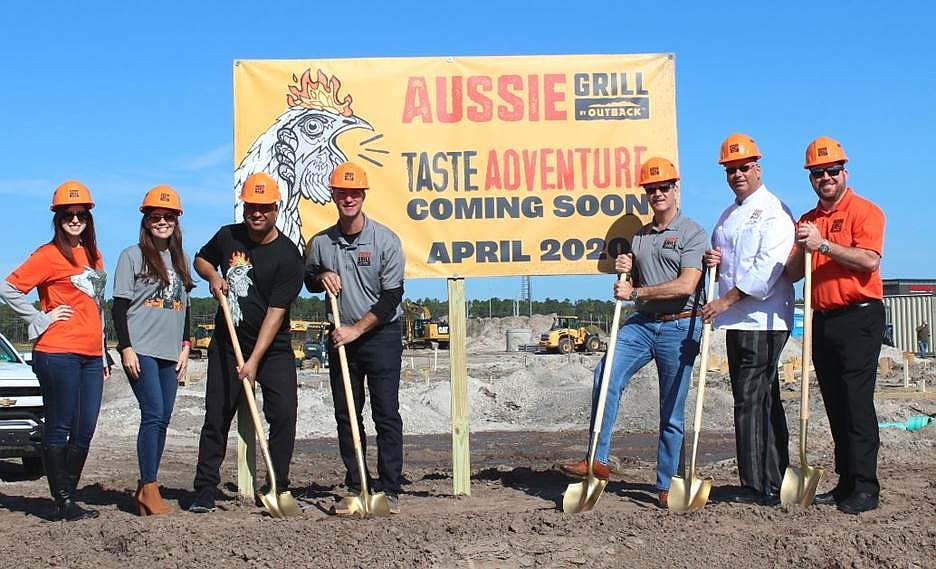 On Dec. 12, Bloomin&#39; Brands officials broke ground on the newest Aussie Grill location slated to open in the Tampa Bay region. Courtesy photo.