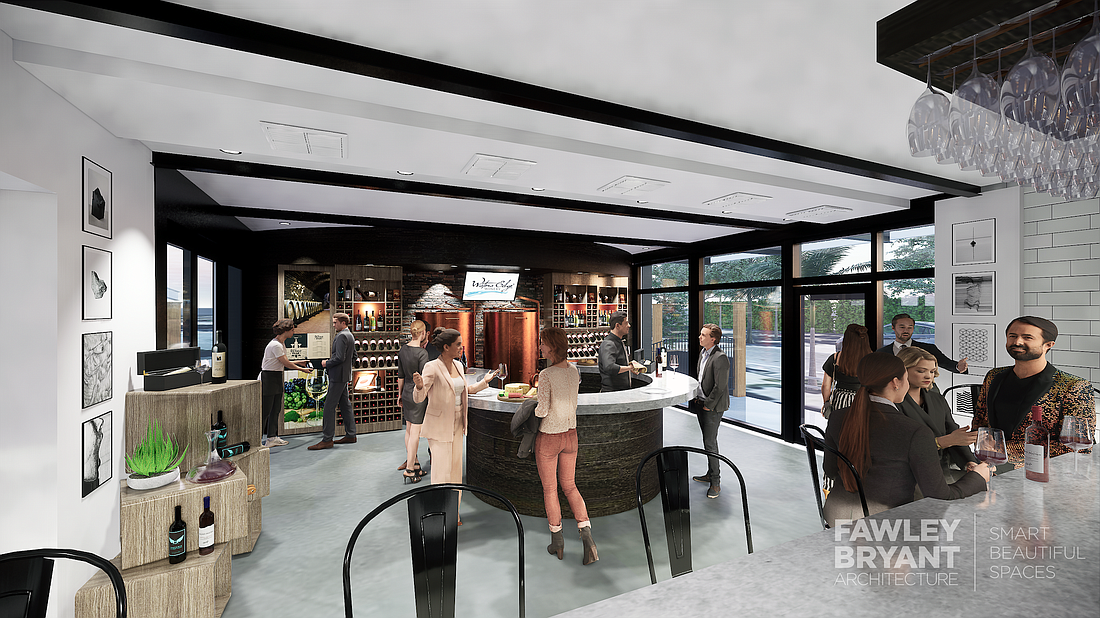 Courtesy. Waters Edge Winery & Bistro at Social will open in Sarasota this spring.