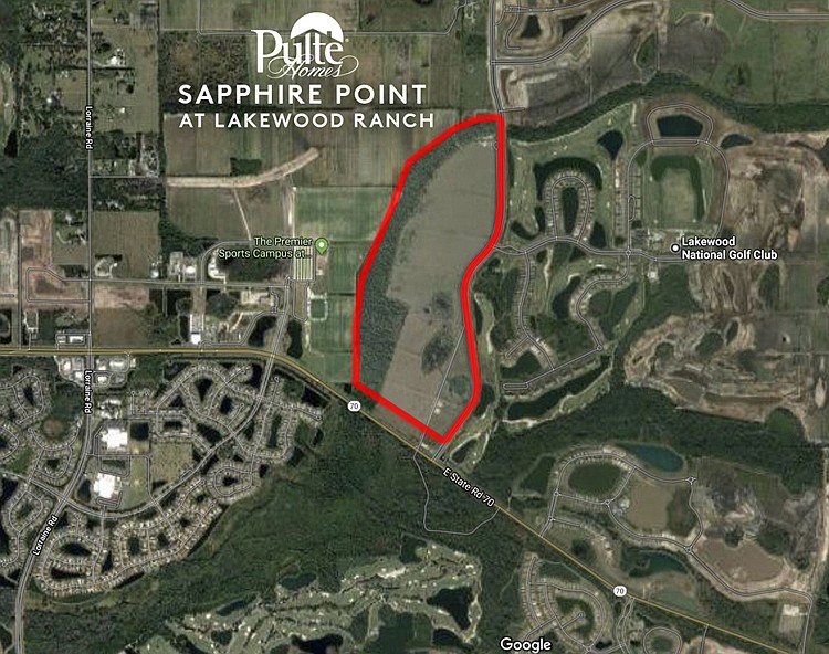 Courtesy. Pulte Homes announced plans for Sapphire Point at Lakewood Ranch, a newÂ community of approximately 472 single-family homes in the northeast section of Lakewood Ranch.