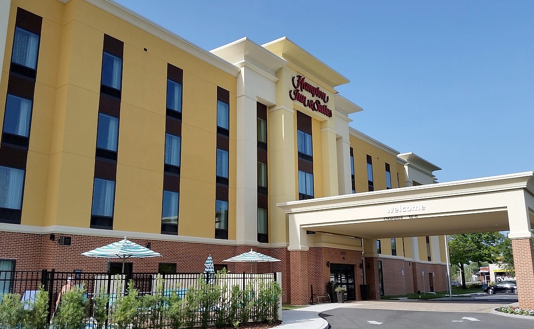 The Hampton Inn & Suites Tampa, an 84-room hotel near the Busch Gardens amusement park, has sold for $13 million. Courtesy photo.
