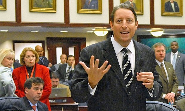 File. Florida Senate President Bill Galvano of Bradenton points to several positive effects the Southwest-Central Florida Connector could have, from encouraging business growth to improving hurricane evacuations.