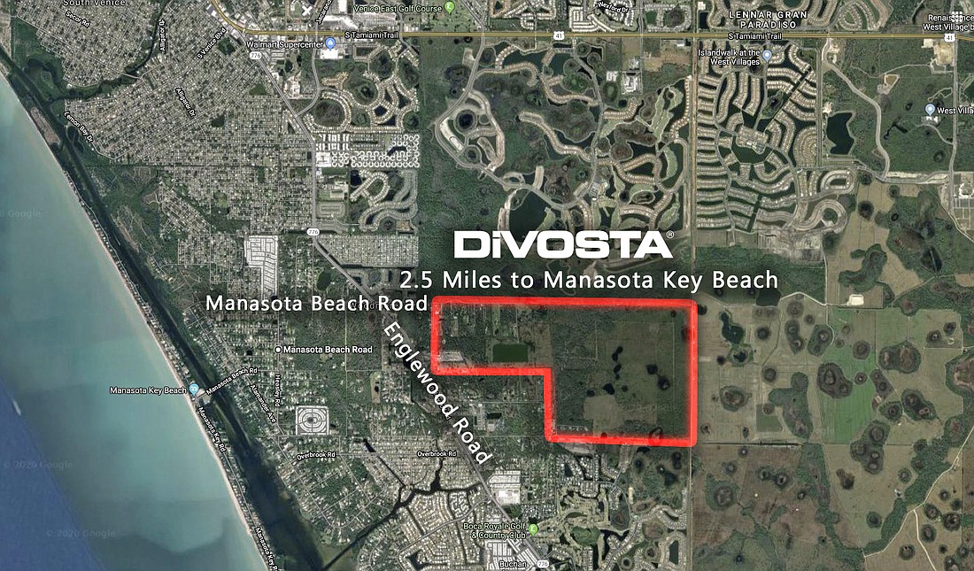 Courtesy. National homebuilder DiVosta HomesÂ has announced plans for BeachWalk by Manasota Key, a new coastal-inspired 765-acre community of 1,675 homes near Sarasotaâ€™s West Villages.