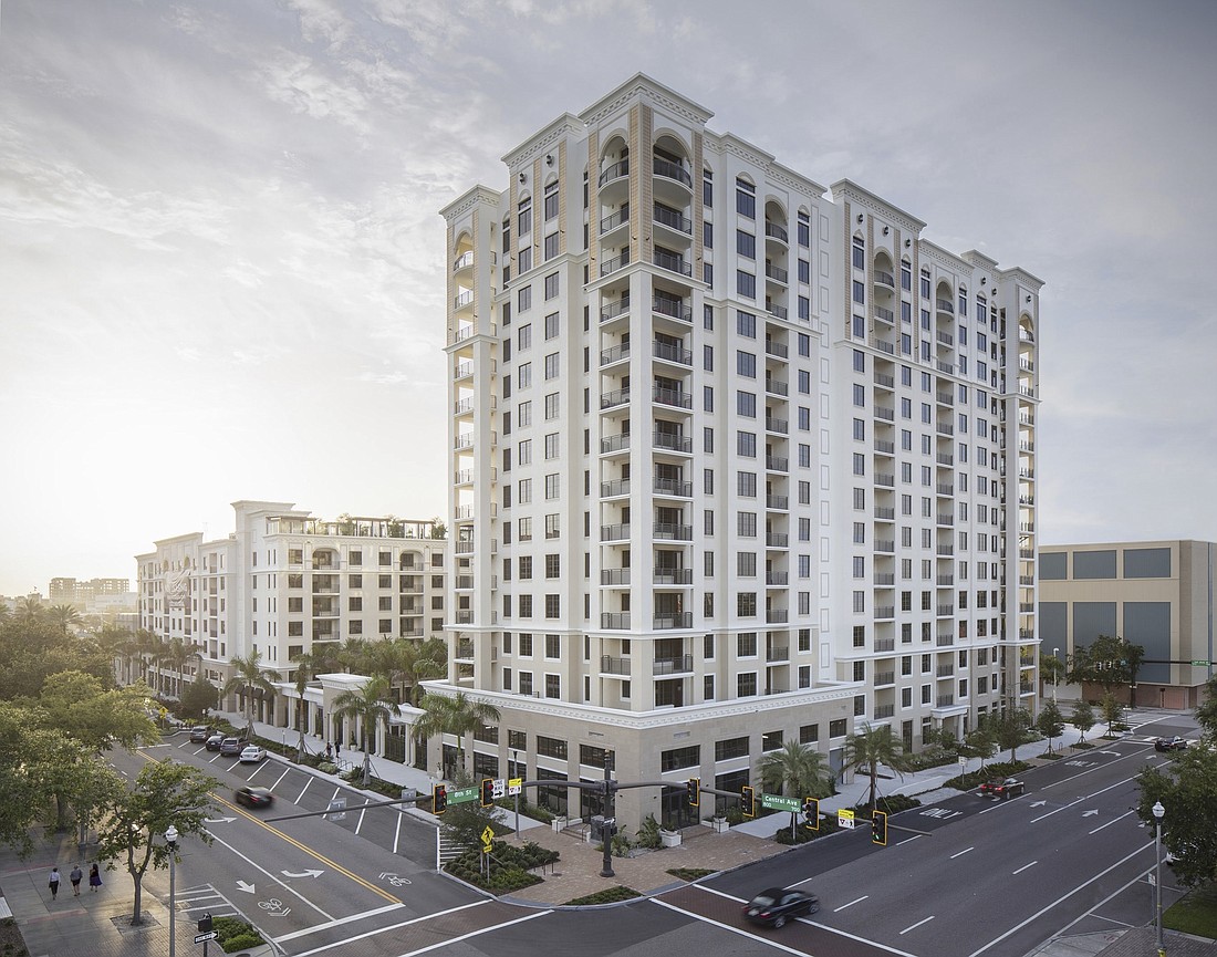 Moss Construction and The Related Group have completed work on ICON Central in downtown St. Petersburg. Courtesy photo.