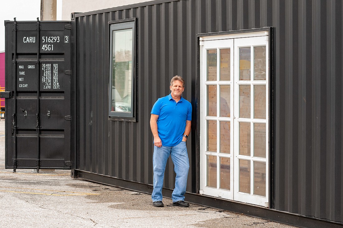 Lori Sax. Joe Davis, president of Sarasota-based Innovar Structures believes the market is big for shipping container homes. The firm plans to open a 55,000-square-foot factory in April in Hardee County to make the homes.
