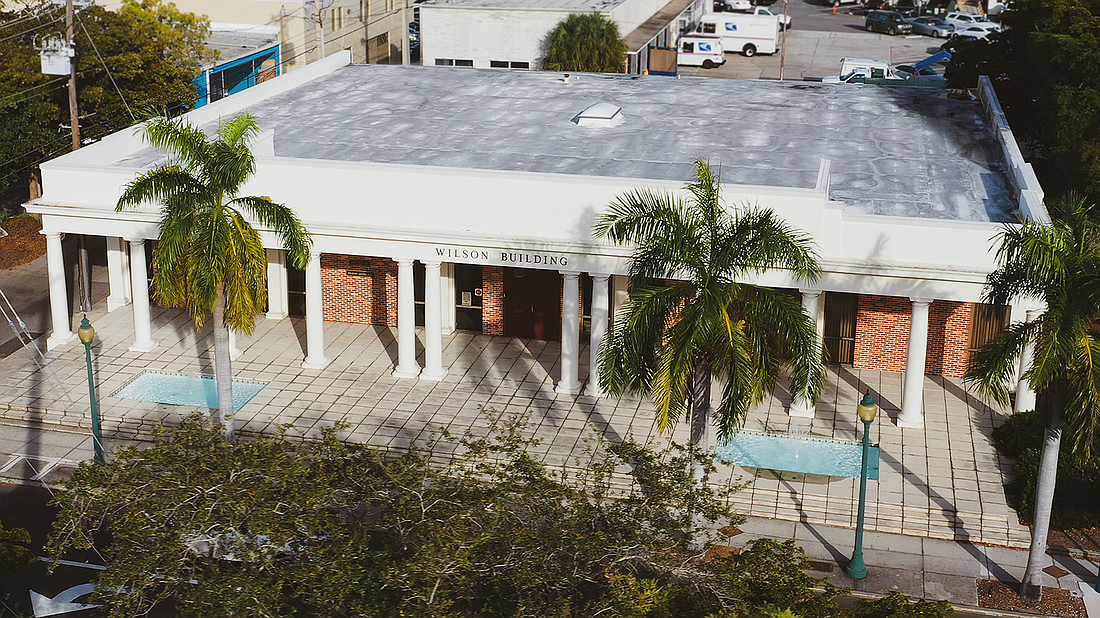 Courtesy. Caldwell Trust Co.Â purchasedÂ the former Cain/Wilson Building at 27 S.Â Orange Ave.Â and the adjacent parking lot in downtown Sarasota.Â
