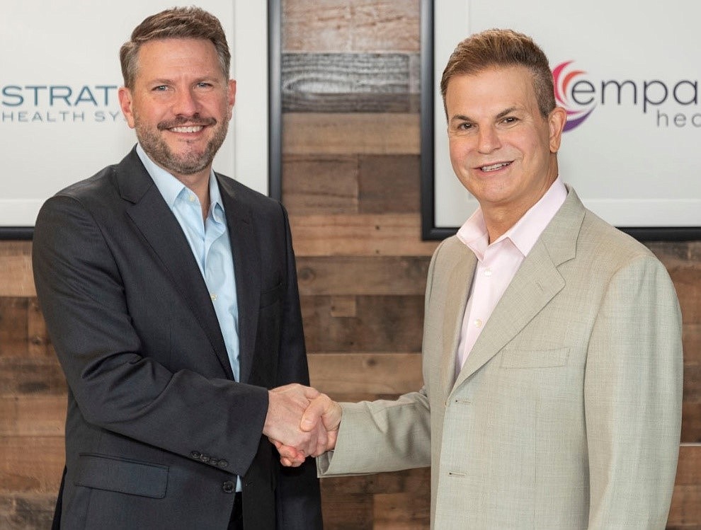 Courtesy. Stratum President and CEO Jonathan Fleece will serve as president of the as yet unnamed new organization. Rafael Sciullo, president and CEO of Empath Health, will serve as the CEO.