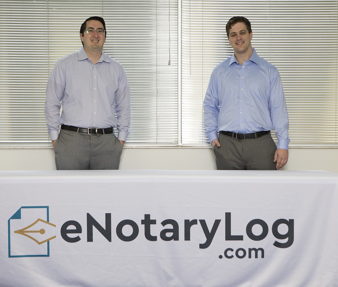 Mark Wemple. James Mitchell and Joseph Bisaillon, eNotaryLog founders, say the notary field hasnâ€™t has had much disruption in at least the past century.