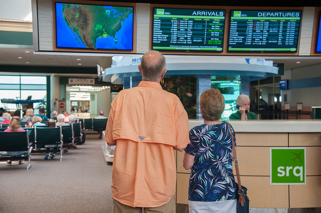 Sarasota-Bradenton International Airport passenger traffic set an all-time record.