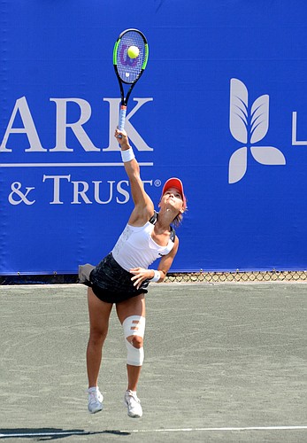 Courtesy. Lauren Davis, who reached the second and third rounds, respectively, at the 2019 French Open and Wimbledon, won the inaugural FineMark Womenâ€™s Pro Tennis Championship at Bonita Bay Club in May 2019.