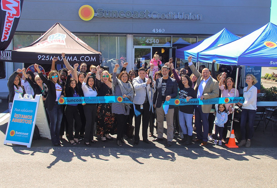 Suncoast Credit Union celebrated the opening of its 70th branch, staffed entirely by bilingual employees, on March 7 in Tampa. Courtesy photo.
