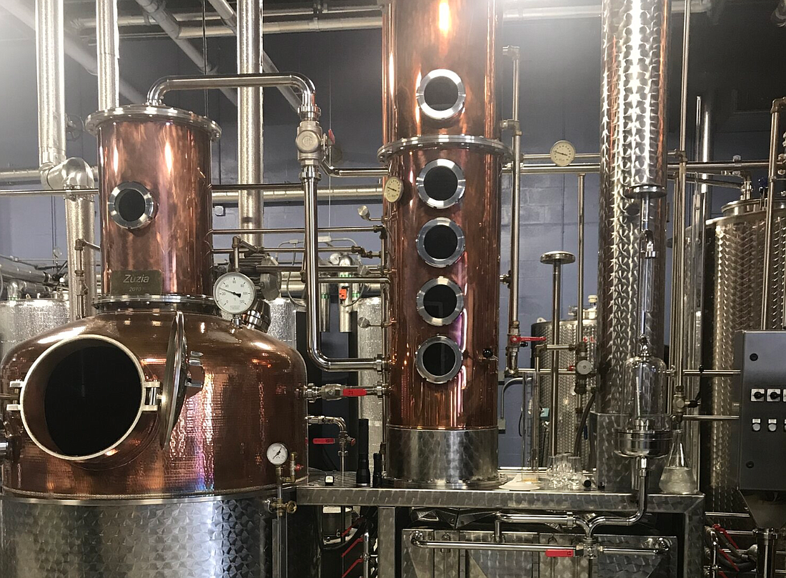 Kozuba & Sons Distillery in St. Petersburg has repurposed its facility to produce hand sanitizer to fight the COVID-19 global pandemic. Courtesy photo.
