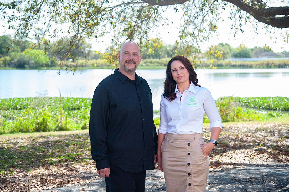 Lori Sax. Steven and Kristina Pajevic started Sarasota-based Crystal Clean Green Cleaning in 2012.