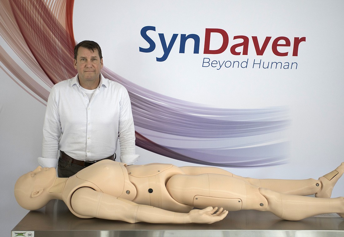 File. Dr. Christopher Sakezles, founder and CEO of SynDaver.