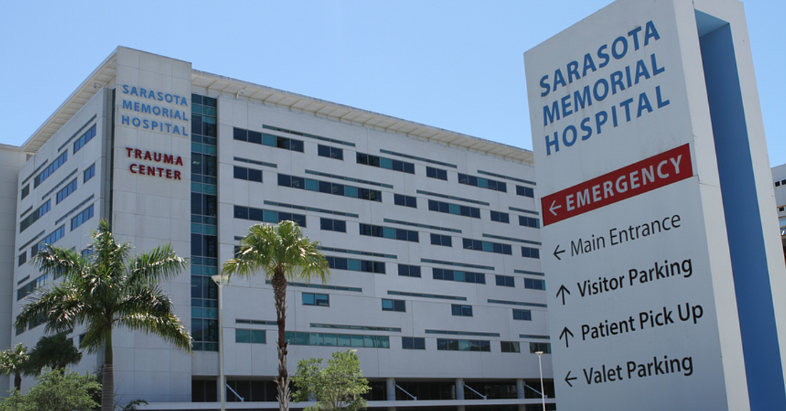 File. Sarasota Memorial Hospital will temporarily furlough workers and reduce hours for other employees, citing financial challenges associated with COVID-19.
