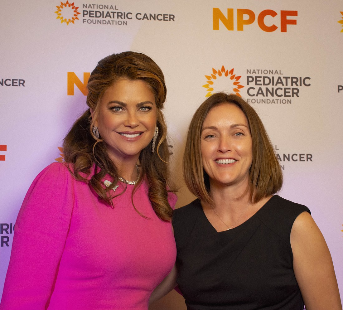 Supermodel,Â actress and entrepreneur Kathy Ireland, left, and Kahwa Coffee co-owner Sarah Perrier.