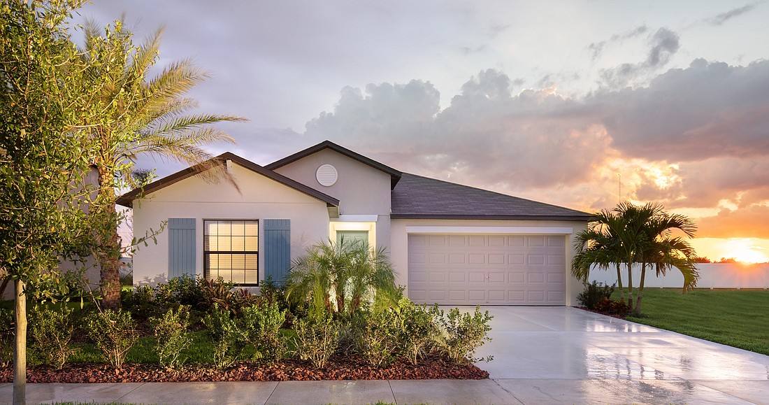 Courtesy.A home in the Hartford neighborhood of Lennarâ€™s Riverstone community in Lakeland.