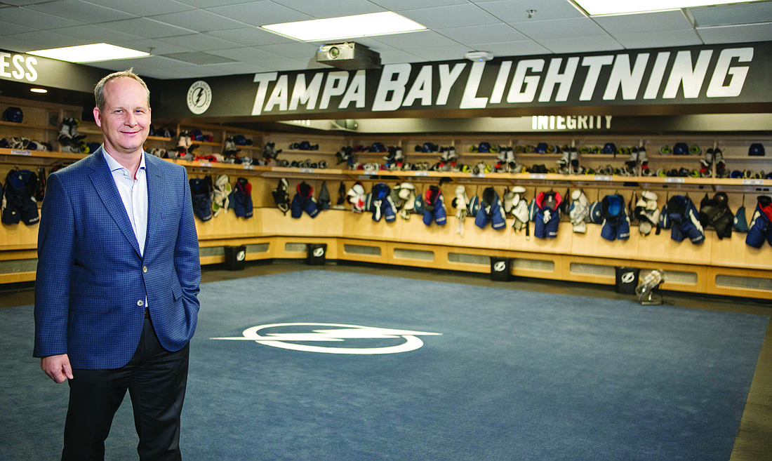 File. Steve Griggs has been president of the Tampa Bay Lightning since 2014.