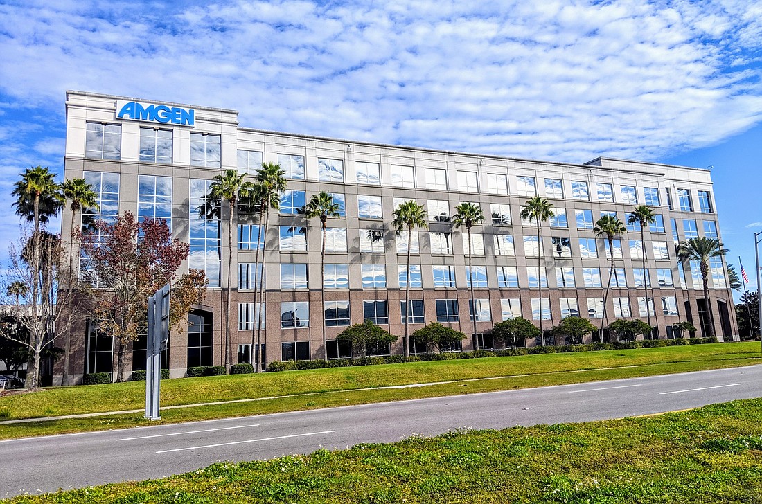 Courtesy. Amgen, a biotech firm headquartered in Thousand Oaks, Calif., has committed more resources to its Tampa facility with a $10 million investment that will give it more than 30,000 additional square feet of office space.