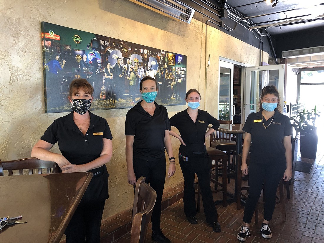 Courtesy. Staff members are back at work at Mattison&#39;s Riverwalk Grille in Bradenton.