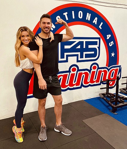 Courtesy. Former Tampa Bay Rays outfielder Matt Joyce, and his wife, Brittany Joyce, are co-owners of several F45 Training franchises that are set to open in the Tampa Bay region.