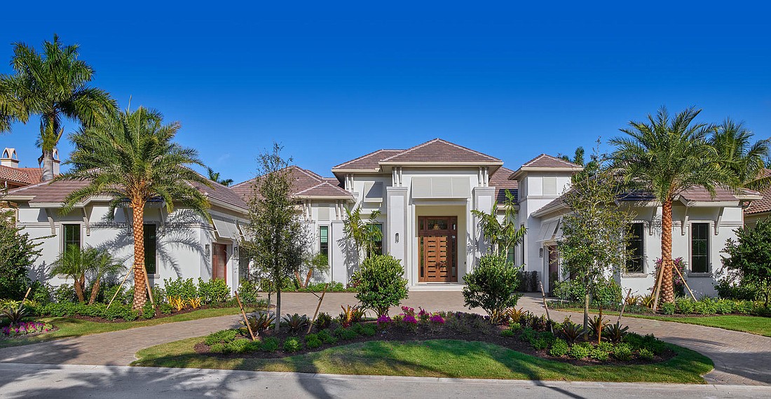 Courtesy. Stock Custom Homes, a Naples-based luxury homebuilder, has reported robust sales of $52 million through the first five months of this year.