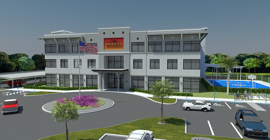 COURTESY RENDERING -- Scotlynn USA&#39;s new three-story headquarters in Fort Myers represents the latest project for Seagate Development Co.