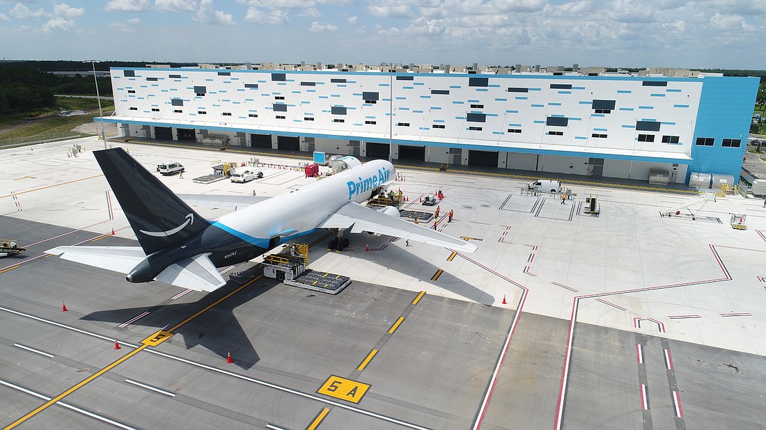 Courtesy. Amazon has opened its newest regional air hub at Lakeland Linder International Airport (KLAL) in Lakeland.