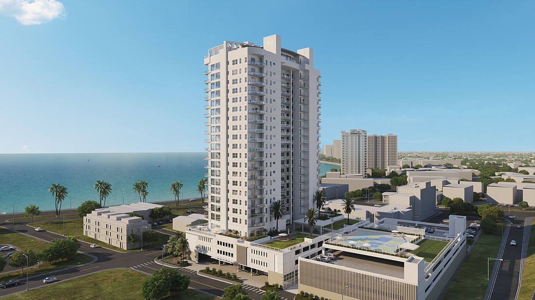 Courtesy. A rendering of Ronto Group&#39;s Altura Bayshore project in Tampa.