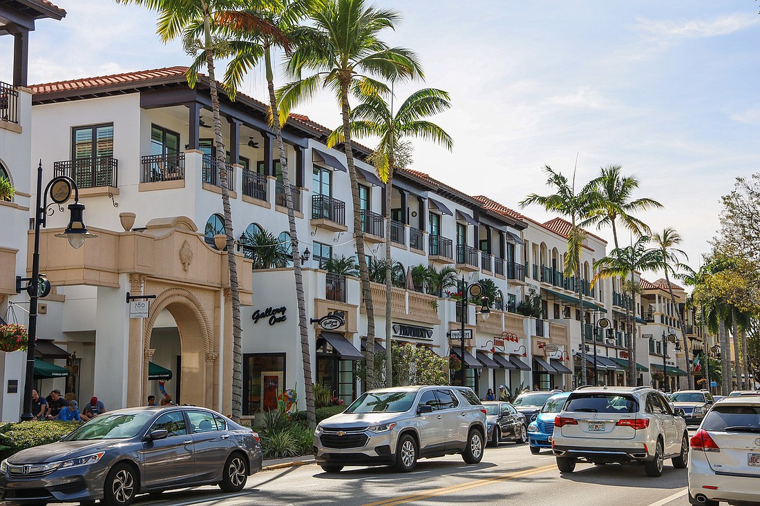Courtesy. Fifth Avenue South in Naples has over 200 businesses, including shops, restaurants, offices and The Inn on Fifth hotel.