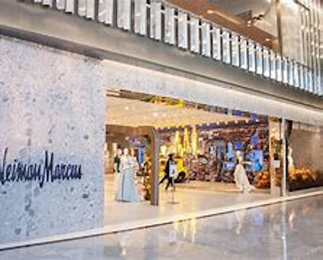 COURTESY PHOTO -- Neiman Marcus will maintain its Tampa store in the International Plaza Mall, the retailer says in court filings.