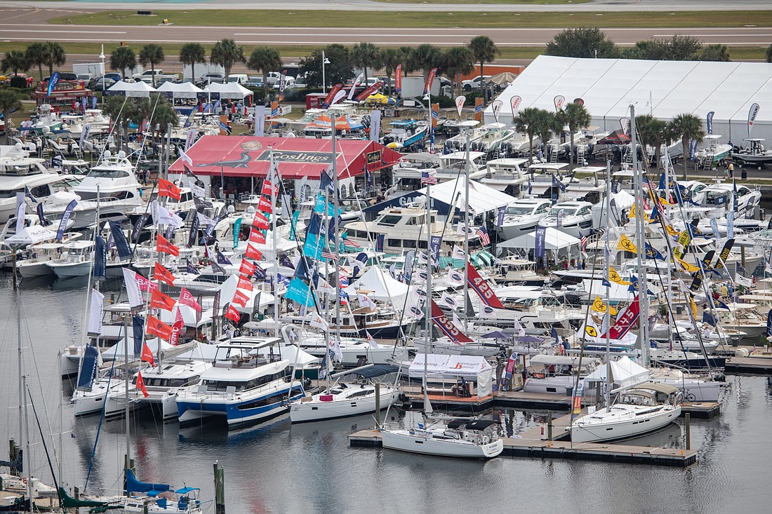 Courtesy. A scene from the 2019 St. Petersburg Power and Sailboat Show.