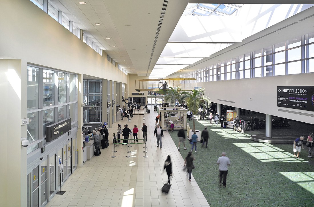 Courtesy. St. Pete-Clearwater International Airport recently upgraded its terminal and gate lounges with new concessions and free Wi-Fi.