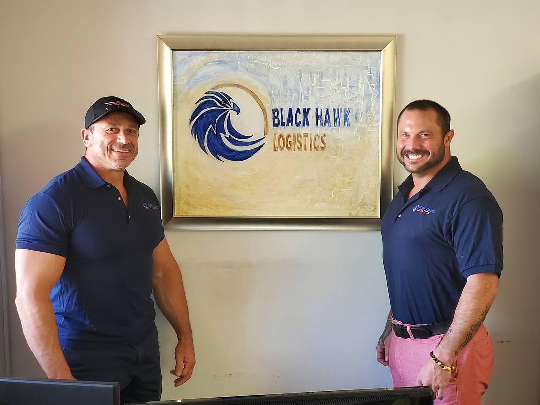 Courtesy. Black Hawk Logistics Owner and President Vasil Gushterov and General Manager Richard Binkley plan to start a brokerage that could help the company gain new customers.