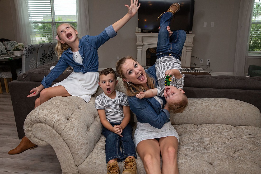 Heather VanBrummelen&#39;s favorite games revolve around playing with her three young children.