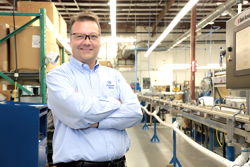 Ted Bill is the CEO of Naples-based manufacturer Pelican Wire, which won a Blue Chip Community Business Award in 2019.