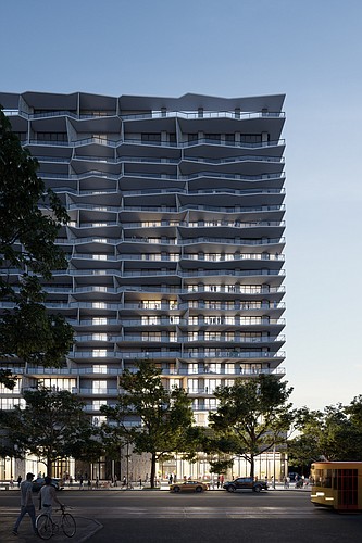 Courtesy. Heron features 420 residences across two towers