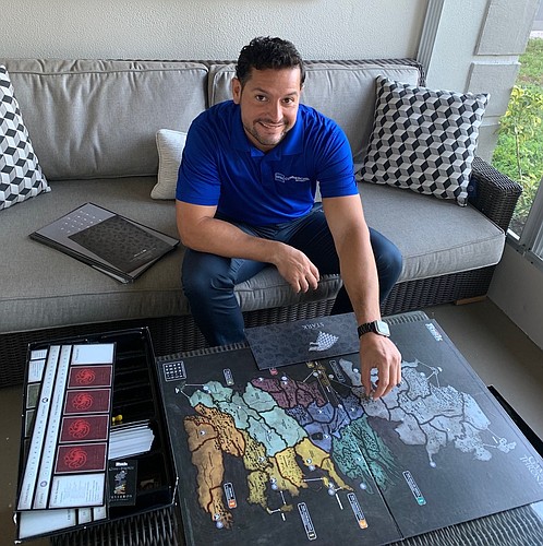 Courtesy. Juan Diego Vasquez is now going on his second year as an account executive in Sarasota for OFDC Commercial Interiors.